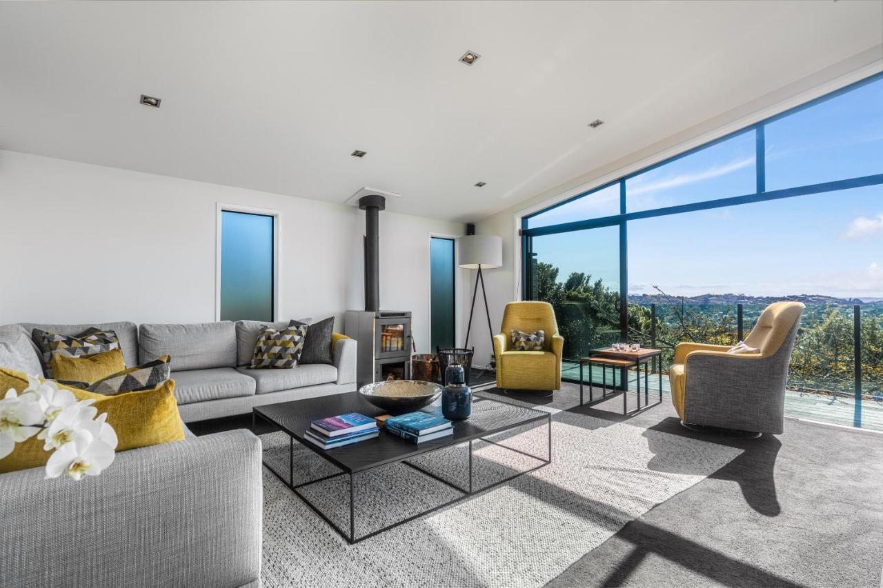 Villa Taonga With Sea Views By Waiheke Unlimited Oneroa Esterno foto